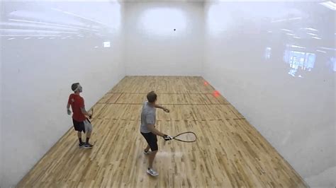 Racquetball gameplay